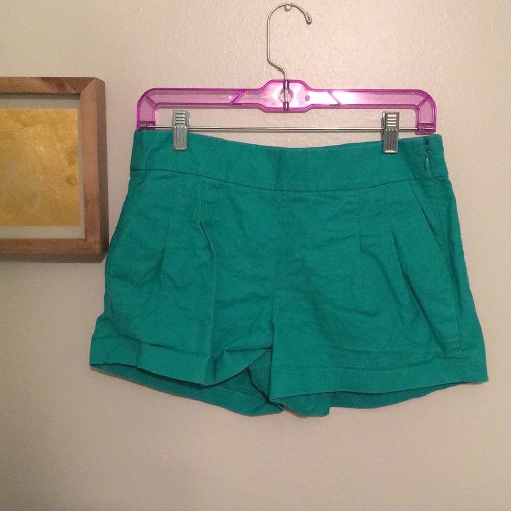 J. Crew turquoise shorts